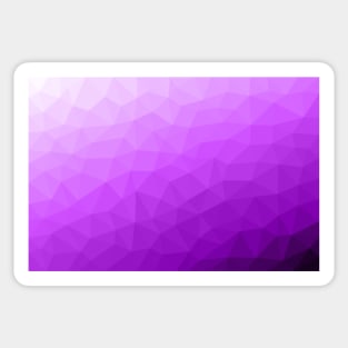 Purple gradient geometric mesh pattern Sticker